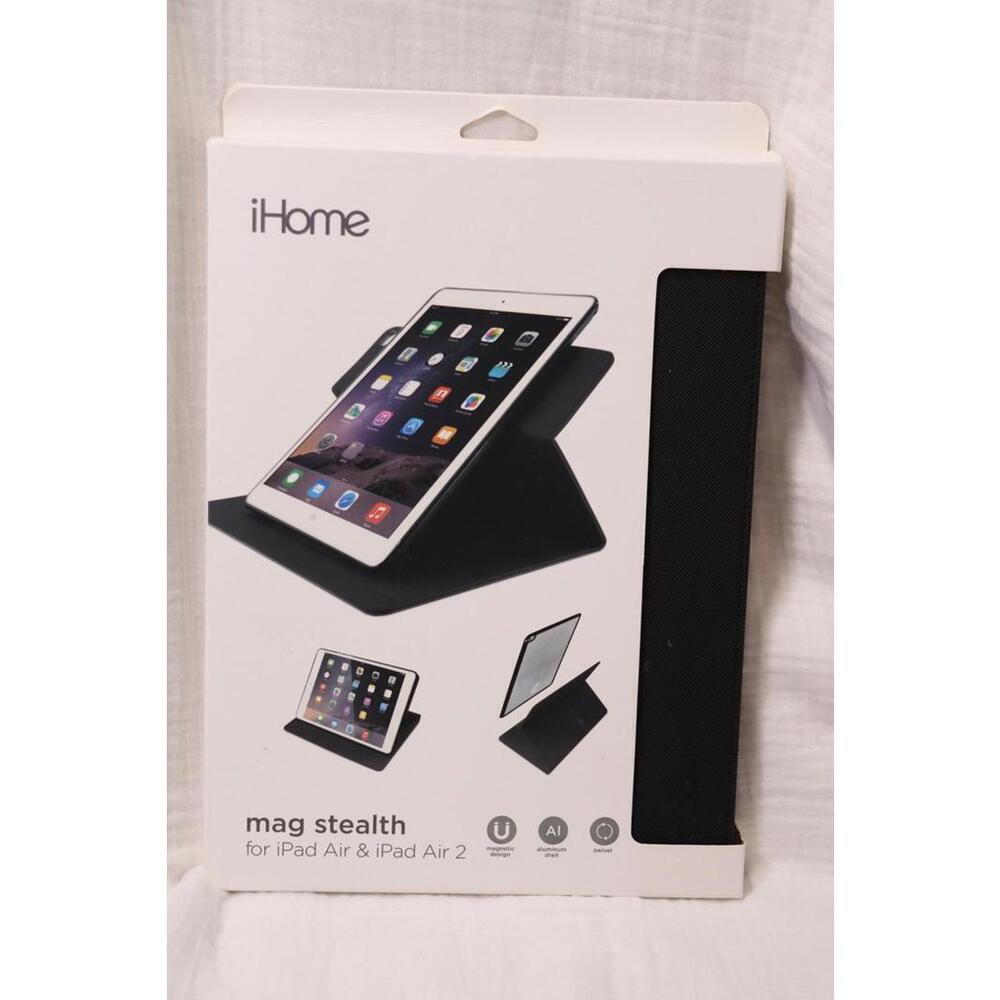 iHome Mag Stealth iPad Air/iPad Air 2 Case NEW IN BOX Black